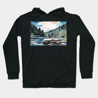 Hudson River, Logging by Winslow Homer, 1890s. Hoodie